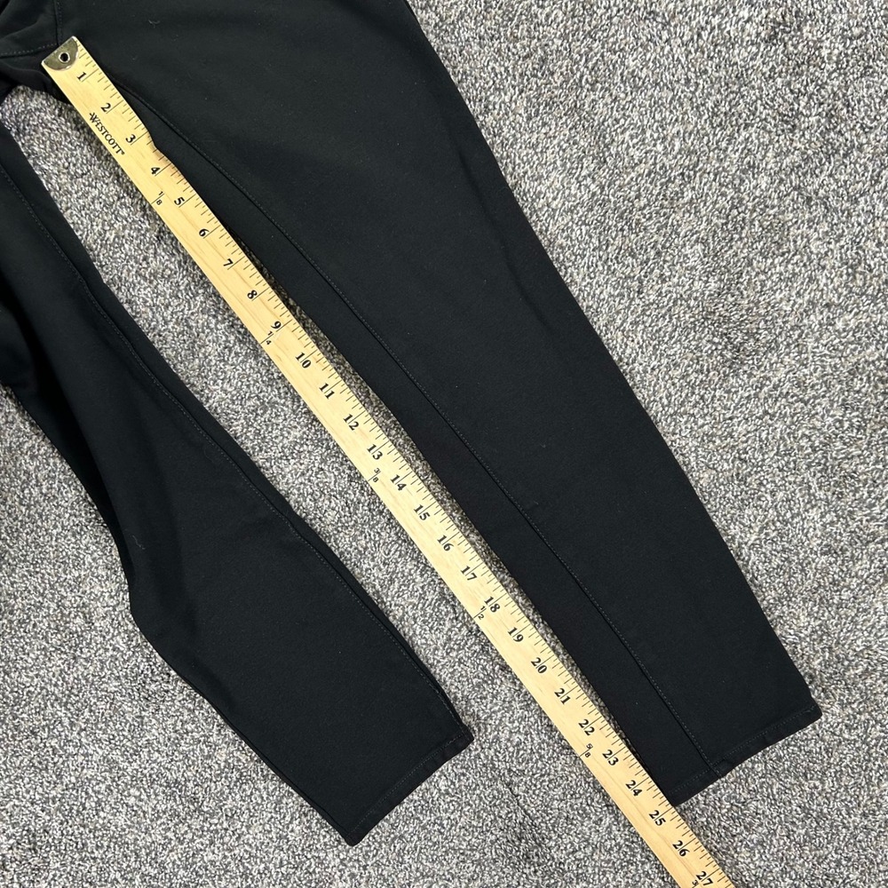 Pilcro and the Letterpress Serif Legging Pants Black Womens 26 Slim Velvet Felt - Picture 12 of 14